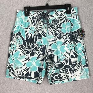 Maui Sons Swim Trunks Shorts Small Hawaiian Pockets Board‎ Volley Walk Beach Bum